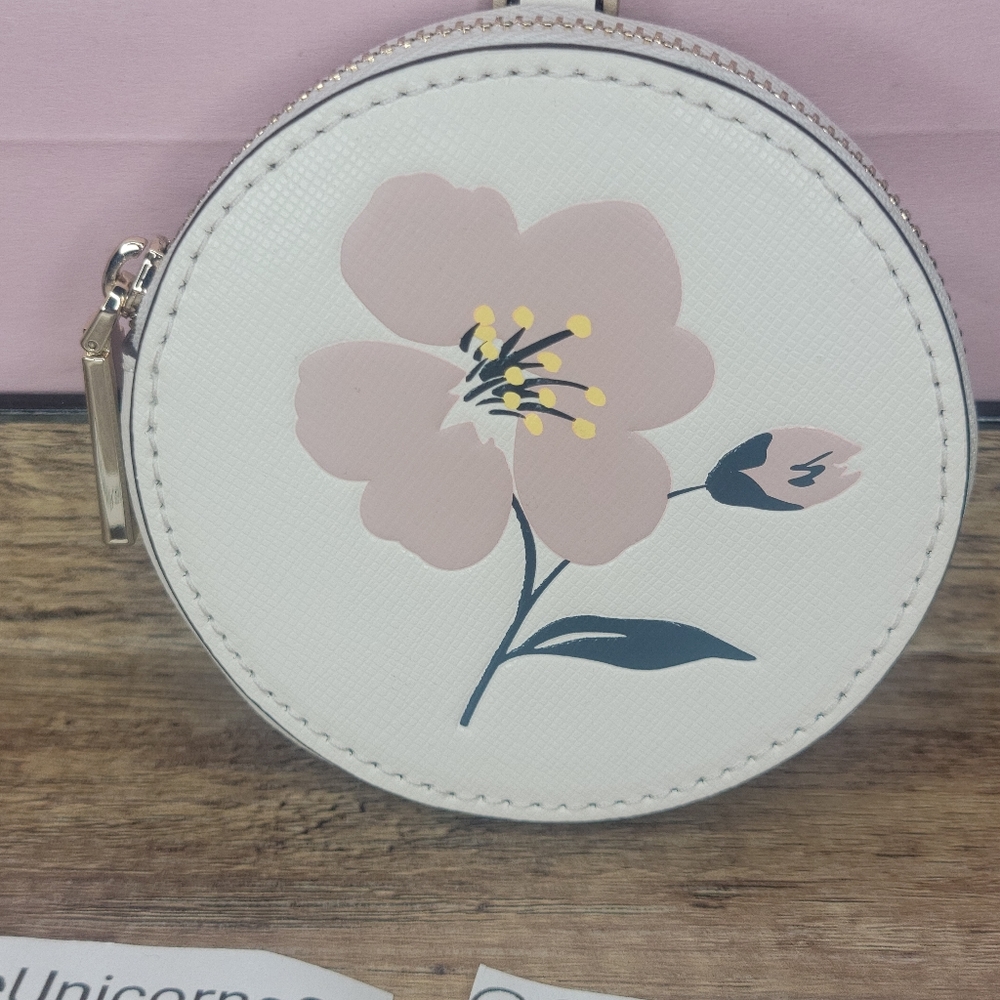 🌸LAST ONE🌸Kate Spade Lily Blooms 3pc Wristlet Set -NEW - Picture 4 of 16